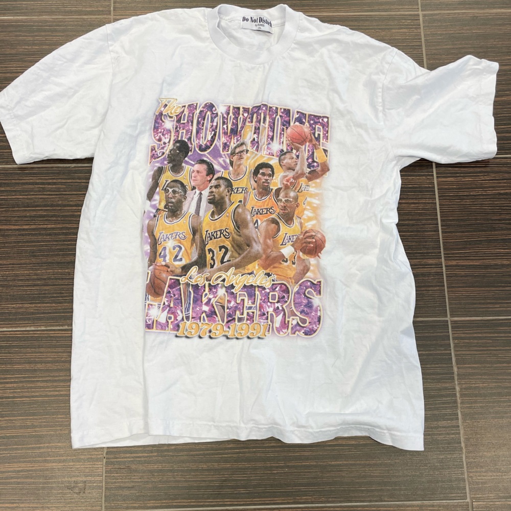 Do Not Disturb by Ferris Vintage Tee Showtime Lakers